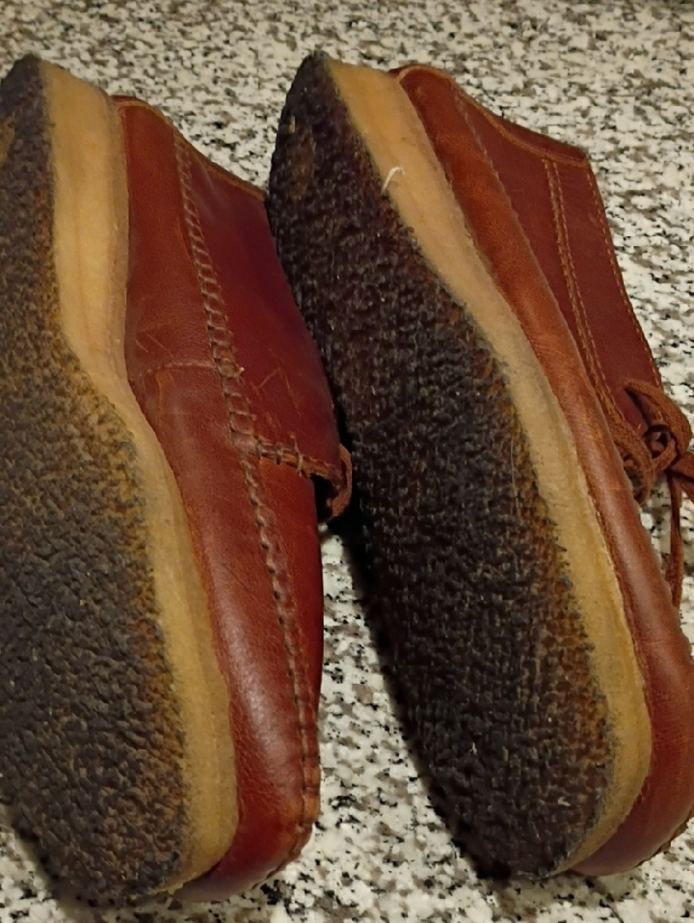 Men's Clarks Original Brown Leather Chukka Boots - Picture 4 of 5